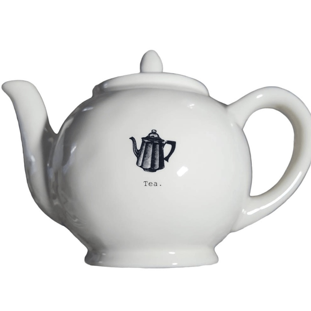Rae Dunn Artisan Collection White Teapot